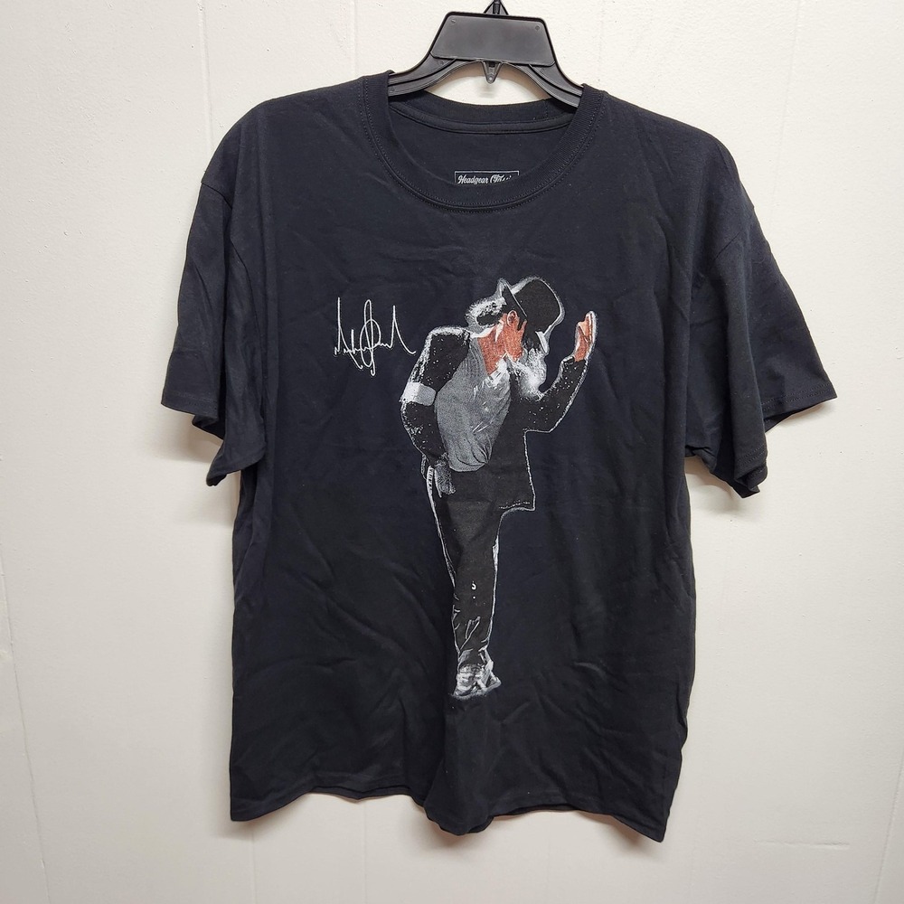 Headgear Classics Shirt Mens XL Black Music Dancer Graphic Short Sleeve Tee